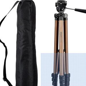 50-inch Lightweight Portable Camera Mount Tripod Stand with Bag